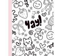 Color Your Own Cover, Journal Notebook For Girls, Cute Designs Ready To Fill: Paperback, 7.5"x9.25", 110 blank, lined pages