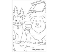 Color your own cover: pet edition: Learning is enjoyable when you express youself. Let this cover be your canvas and wake your inner artist!