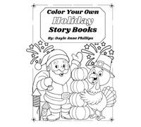 Color Your Own Holiday Story Books