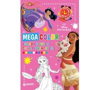 Colora e gioca con le principesse. Mega color. Disney princess. Ediz. illustrata (Disney time)
