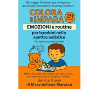 Colora e impara emozioni e routine per bambini nello spettro autistico