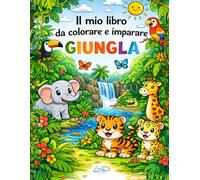 Colora e impara: giungla