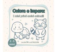 Colora e impara: I miei primi amici animali!