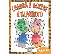 Colora e scrivi l'alfabeto