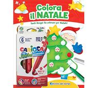 Colora il Natale. Tanti disegni da colorare per Natale! Ediz. a colori. Con 6 pennarelli