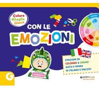 Colora ritaglia gioca con le emozioni. Emozioni da colorare & creare: gioca e impara in italiano e inglese. Ediz. a colori (GS in libreria)