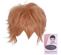 Coloración de cabello único pelo rizado cabeza completa para Halloween mostrar una pequeña cara hacia el este para personalizar