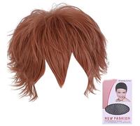 Coloración de cabello único pelo rizado cabeza completa para Halloween mostrar una pequeña cara hacia el este para personalizar