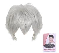 Coloración de cabello único pelo rizado cabeza completa para Halloween mostrar una pequeña cara hacia el este para personalizar