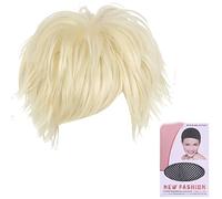 Coloración de cabello único pelo rizado cabeza completa para Halloween mostrar una pequeña cara hacia el este para personalizar