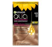 Coloración permanente Garnier Olia Rubio Claro Ceniza 8.12
