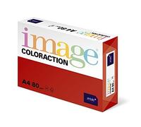 Coloraction 838A 080S 17 - Papel de colores (DIN A4, 80 g) color rojo coral