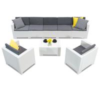 Colorado Coffee Max 7 conjunto mimbre blanco Bica