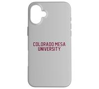 Colorado Mesa University Collegiate Athletic Block Type Carcasa para iPhone 16 Plus