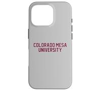 Colorado Mesa University Collegiate Athletic Block Type Carcasa para iPhone 16 Pro