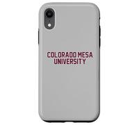 Colorado Mesa University Collegiate Athletic Block Type Carcasa para iPhone XR