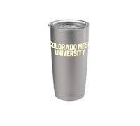 Colorado Mesa University Mavericks CMU Vaso térmico de acero inoxidable de doble pared