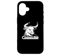 Colorado Mesa University Mavericks Rowdy Herd Logo Carcasa para iPhone 16