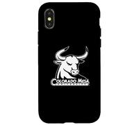 Colorado Mesa University Mavericks Rowdy Herd Logo Carcasa para iPhone X/XS