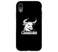 Colorado Mesa University Mavericks Rowdy Herd Logo Carcasa para iPhone XR