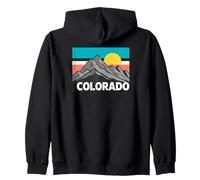Colorado Montaña Puesta de Sol Sudadera con Capucha