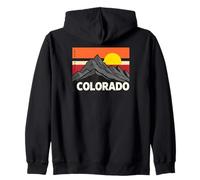 Colorado Montaña Puesta de Sol Sudadera con Capucha