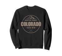 Colorado Mountain Journey Estd 1876 Estados Unidos América Sudadera