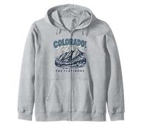 Colorado! Retro Boulder Flatirons Vintage Style 80s Sudadera con Capucha