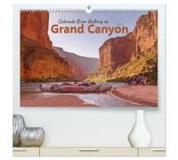 Colorado River Rafting im Grand Canyon (hochwertiger Premium Wandkalender 2026 DIN A2 quer), Kunstdruck in Hochglanz: Im Schlauchboot durch die Schlucht.