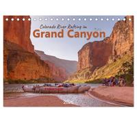 Colorado River Rafting im Grand Canyon (Tischkalender 2026 DIN A5 quer), CALVENDO Monatskalender: Im Schlauchboot durch die Schlucht.