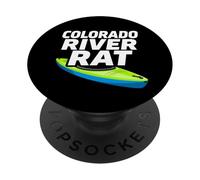 Colorado River Rat Kayak Whitewater Rafting PopSockets PopGrip Adhesivo