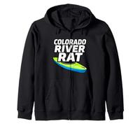 Colorado River Rat Kayak Whitewater Rafting Sudadera con Capucha