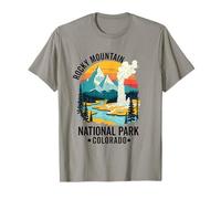 Colorado Rocky Mountain National Park Souvenir Hombres Mujeres Camiseta