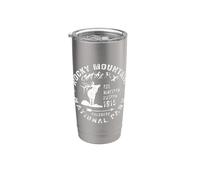 Colorado Rocky Mountain National Park USA Senderismo Camping Vaso térmico de acero inoxidable de doble pared