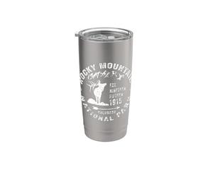 Colorado Rocky Mountain National Park USA Senderismo Camping Vaso térmico de acero inoxidable de doble pared