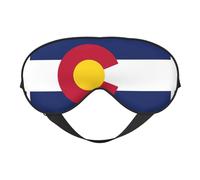 Colorado State Flag - Antifaz unisex para dormir con cero presión ocular, cubierta suave de sombra de ojos para viajes