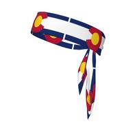 Colorado State Flag Print - Diadema deportiva unisex para correr, fitness, tenis, ciclismo, yoga
