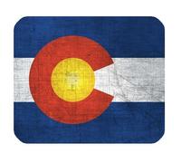 Colorado State Flag Retro Style Personalized Rectangle Mouse Pad