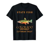 Colorado Territory Fish La trucha Greenback Camiseta