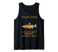 Colorado Territory Fish La trucha Greenback Camiseta sin Mangas