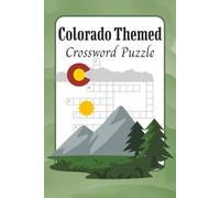Colorado Themed Crossword Puzzle Book