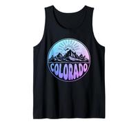 Colorado Vintage Montañas Rocosas Retro Camiseta sin Mangas