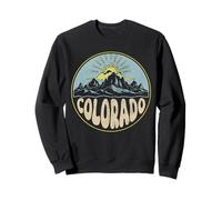 Colorado Vintage Montañas Rocosas Retro Denver Aspen CO Sudadera
