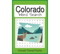 Colorado word search Puzzle book: Colorado word find based book, 50+ puzles,110 pages, easy to read 6"x9"