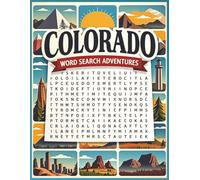 Colorado Word Search Puzzle Book for Adults: Large Print Brain Games and Travel Activities: 100 Colorado-Themed Puzzles with Verified Fun Facts | ... (U.S. State Word Search Adventure Series)