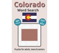 Colorado Word Search Puzzle Book: Search with Easy to Read Print about Colorado | 6x9 inches, 110 pages | 50+ Puzzles ... Gifts for Vacations, Holidays & Free Times