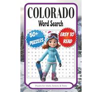 Colorado Word Search Puzzle Book: Word Searches with Easy to Read Print about Colorado, Skiing, Snowboarding, and More | 6x9 inches, 110 pages | 50+ ... Gift for Vacations, Holidays, and Free Times