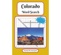 Colorado Word Search Puzzle Book: Word Searches with Easy to Read Print about Colorado, USA, Geography, and More | 6x9 inches, 200 pages | 100 Puzzles … Gift for Vacations, Holidays and Free Times