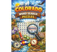 Colorado Word Search Puzzles: Colorado Word Search with Easy to Read Print about Colorado, Mountains, Hiking and more | 6x9 inches, 110 pages | 50+ ... Gift for Vacations, Holidays, and Free Times