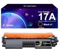 Coloran 17A CF217A Tóner Negro, Reemplazo para HP 17A CF217A Cartucho de tóner Compatible para HP Laserjet Pro M102a M102w, para HP Laserjet Pro MFP M130a M130fn M130fw M130nw Impresora (1 Paquete,